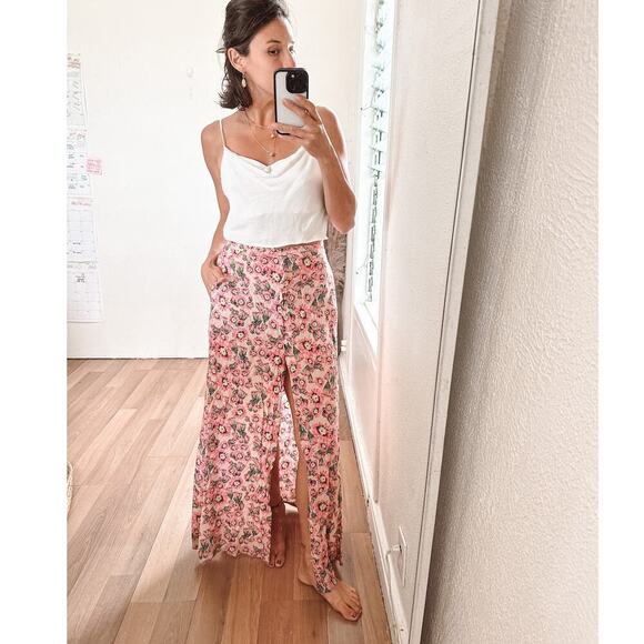 Tori Praver Dresses & Skirts - Tori Praver Cactus Flower Orchid skirt Size 2